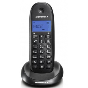 Ασύρματο Τηλέφωνο Motorola C1001LB Μαύρο