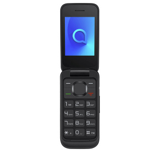 Κινητό Τηλέφωνο Alcatel 2053D 2.4' Απλής Χρήσης Αναδιπλούμενο Volcano Black Dual Sim