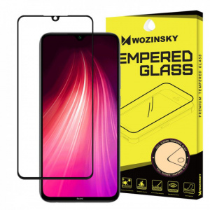 Wozinsky Xiaomi Redmi Note 8 / Note 8T 9H Case Friendly Full Screen Full Glue Tempered Glass Αντιχαρακτικό Γυαλί Οθόνης - Black